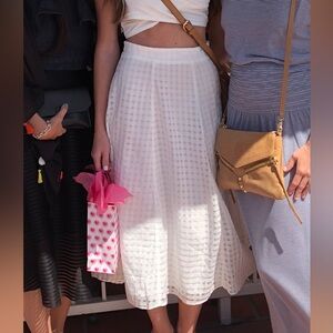 Show Me Your Mumu white fountain skirt small